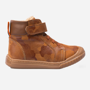 Ботинки кожаные VUVU KIDS Camel Camouflage 880 28 (11) (10) Коричневый/Камуфляж (8380000188028) ТОП в Луцке