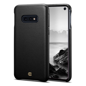 Чохол Spigen Cyrill Smooth Leather для Samsung Galaxy S10e Black ТОП в Луцьку