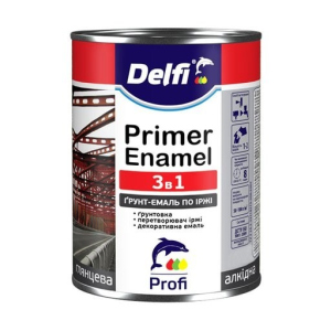 Грунт-эмаль Delfi Primer Enamel 3в1 графит 2.8 кг