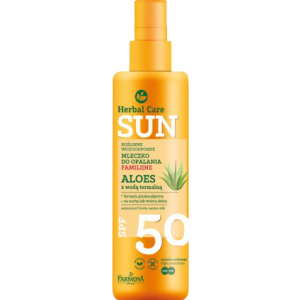 Водостойкое молочко для загара Farmona Herbal Care Sun SPF 50 200 мл (5900117972830) лучшая модель в Луцке