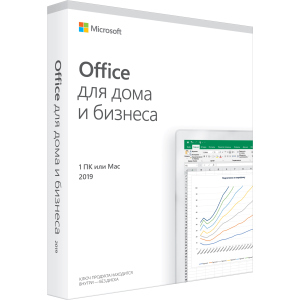 Microsoft Office Для дома и бизнеса 2019 для 1 ПК P6 (c Windows 10) или Mac (FPP - коробочная версия, русский язык) (T5D-03363) ТОП в Луцке