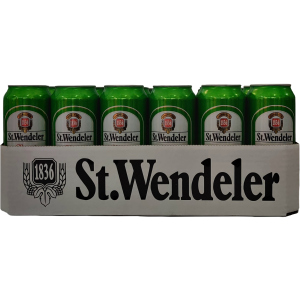 Упаковка пива St.Wendeler Lager светлое фильтрованное 5.3% 0.5 л.х 24 шт (4002631024161G) в Луцке