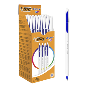 Набір кулькових ручок BIC Cristal Up Синій 1.2 мм 20 шт (3086123494725) ТОП в Луцьку