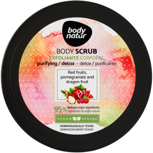 Скраб для тела Body Natur Body Scrub Red fruits Pomegranate and Dragon fruit 200 мл (8414719408095) ТОП в Луцке