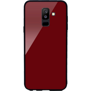 Панель Intaleo Real Glass для Samsung Galaxy A6+ (A605) Red