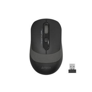 Миша A4Tech Fstyler FG10S 2000dpi Black+Grey, USB, Wireless, безшумна (FG10S Grey)