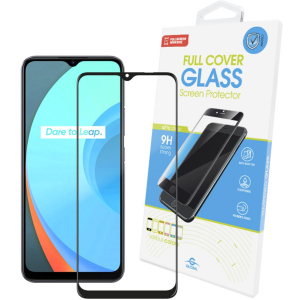 Захисне скло Global Full Glue для Realme C11 Black ТОП в Луцьку