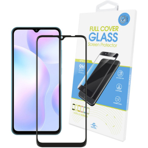 Защитное стекло Global Full Glue для Xiaomi Redmi 9А/9С Black надежный