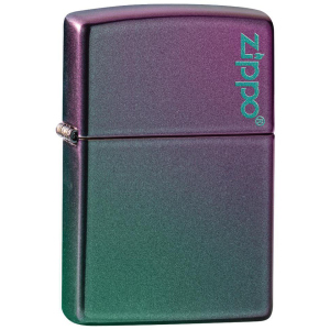 Запальничка Zippo Reg Iridescent Matte Logo Хамелеон (Zippo 49146 ZL) краща модель в Луцьку