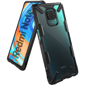 хорошая модель Панель Ringke Fusion X для Xiaomi Redmi Note 9 Pro Max / 9 Pro / 9S Black (RCX4745)