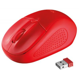 Мышка Trust Primo Wireless Mouse Red (20787) лучшая модель в Луцке