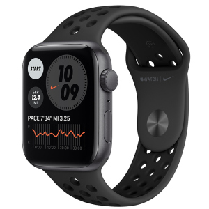Смарт-часы Apple Watch SE Nike GPS 44mm Space Gray Aluminium Case with Anthracite/Black Nike Sport Band (MYYK2UL/A) в Луцьку