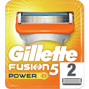 Змінні картриджі для гоління (леза) чоловічі Gillette Fusion5 Power 2 шт (7702018877560) краща модель в Луцьку