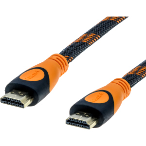 Кабель Grand-X HDMI to HDMI 4K 5 м Black-Orange (HDN05-4K) в Луцке