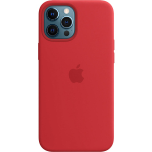 купити Apple MagSafe Silicone Case для Apple iPhone 12 Pro Max Red (MHLF3ZE/A)