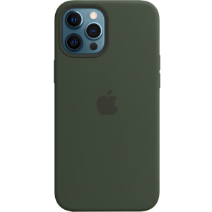 Apple MagSafe Silicone Case для Apple iPhone 12 Pro Max Cypress Green (MHLC3ZE/A) ТОП в Луцьку