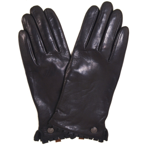 Жіночі рукавички шкіряні Sergio Torri 580 ш6.5 Чорні (2000000021621) в Луцьку