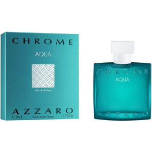 Туалетна вода для чоловіків Azzaro Chrome Aqua 50 мл (3351500012954) в Луцьку