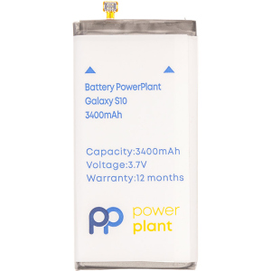 Акумулятор PowerPlant Samsung Galaxy S10 (EB-BG973ABU) 3400 мАг надійний