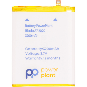 Аккумулятор PowerPlant ZTE Blade A7 (2020) 3200 мАч рейтинг