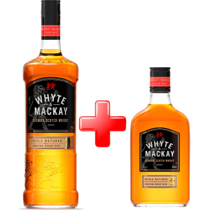 Віскі Whyte&amp;Mackay 1 л 40% + Віскі Whyte&amp;Mackay 0.35 л 40% (5010196348263) краща модель в Луцьку