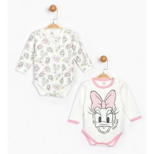 Боді Disney Minnie Mouse MN16077 86-92 см 2 шт Біло-рожеве (8691109822390) ТОП в Луцьку