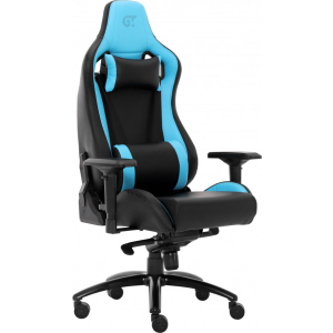 Кресло геймерское GT RACER X-0814 Black/Light Blue в Луцке