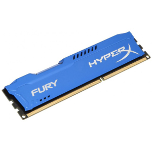 Оперативна пам'ять HyperX DDR3-1600 8192MB PC3-12800 FURY Blue (HX316C10F/8) краща модель в Луцьку