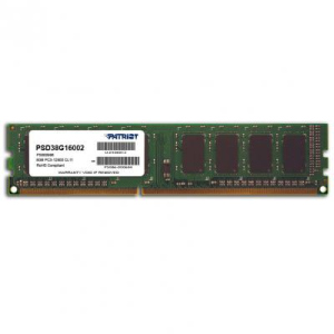 Модуль памяти PATRIOT 8GB [1x8GB 1600MHz DDR3] (PSD38G16002S) (F00152406) лучшая модель в Луцке