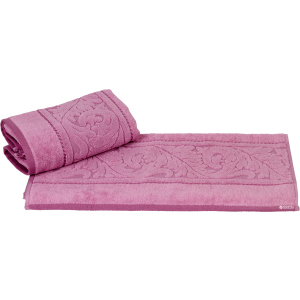 Махровое полотенце с жаккардовым бордюром Hobby Sultan 70x140 Pink (8693675947552) лучшая модель в Луцке