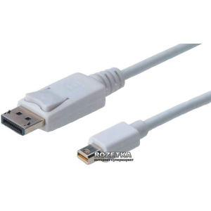 Кабель Digitus mini DisplayPort - DisplayPort AM/AM 2 м White (AK-340102-020-W)