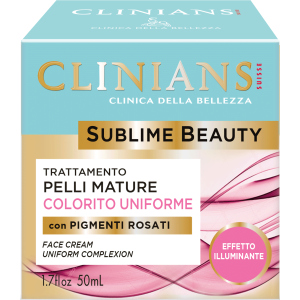 Крем для зрелой кожи Clinians Sublime Beauty Подтягивающий и выравнивающий тон лица 50 мл (8003510020072) надежный