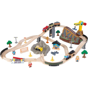 Залізниця KidKraft Bucket Top Construction Train Set (17805) краща модель в Луцьку