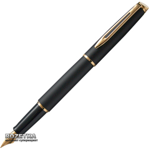 Ручка перьевая Waterman Hemisphere Matte Black FP Синяя Черный корпус (12 003) в Луцке