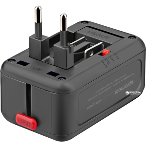 купить Сетевое зарядное устройство Promate Uniplug-qc3 Black (uniplug-qc3.black)