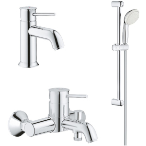 купить Набор смесителей GROHE BauClassic 123868S (23162000+32865000+27598001)