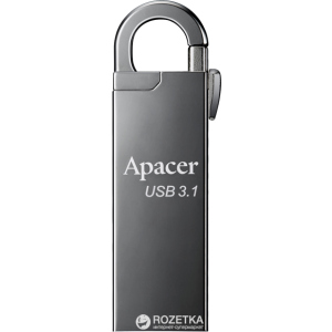 Apacer AH15A 128GB USB 3.1 Ashy (AP128GAH15AA-1) краща модель в Луцьку