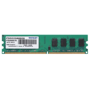 DDR2 2GB/800 Patriot Signature Line (PSD22G80026) рейтинг