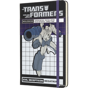 Записная книга Moleskine Transformers 13 х 21 см 240 страниц в линейку Мегатрон (8058341715215) рейтинг