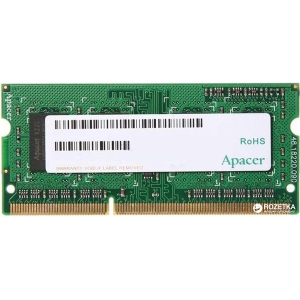 Оперативна пам'ять Apacer SODIMM DDR3-1333 2048MB PC3-10600 (DS.02G2J.H9M)