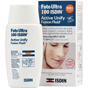 Флюїд Isdin Foto Ultra Active Unify/Fusion Fluid Sin Color SPF 50+ 50 мл (8470001710529) ТОП в Луцьку