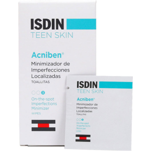 Вологі серветки Isdin Teen Skin Acniben 30 шт (8470001509833) ТОП в Луцьку