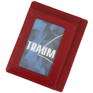 Картхолдер кожаный Traum 7111-61 Красный (4820007111617)