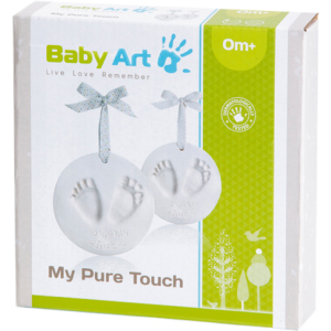 Набор для создания отпечатка ручки и ножки малыша Baby Art Мое чистое касание с блестками (3601096200) (3220660304585) лучшая модель в Луцке