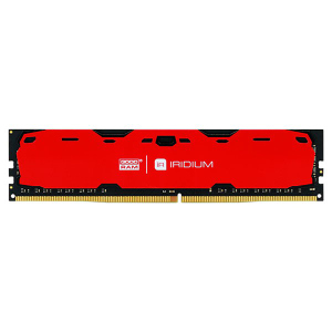 Оперативна пам'ять Goodram DDR4-2400 16384MB PC4-19200 Iridium Red (IR-R2400D464L17/16G) ТОП в Луцьку