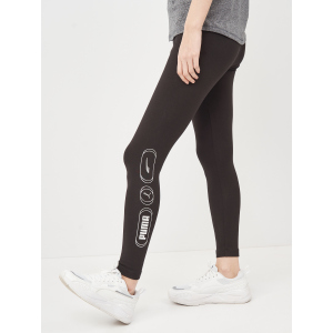 Спортивные леггинсы Puma Rebel High 7 8 Leggings 58583651 L Black-Untamed (4063697323773) лучшая модель в Луцке