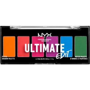 Тіні для повік NYX Professional Makeup Ultimate Edit Pet Shdw Pal 02 Bright 6 Х 1.2 г (800897182588) краща модель в Луцьку