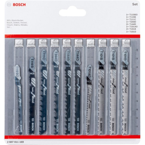 Пильные полотна для лобзика Bosch Wood 10 шт (2607011169) лучшая модель в Луцке