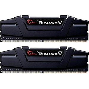 Модуль пам&яті для комп&ютера DDR4 16GB (2x8GB) 3200 MHz Ripjaws V G.Skill (F4-3200C16D-16GVKB) лучшая модель в Луцке