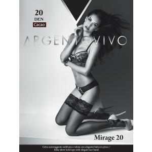 Панчохи Argentovivo Mirage 20 Den 3/4 р Caramello (8051403068434) краща модель в Луцьку